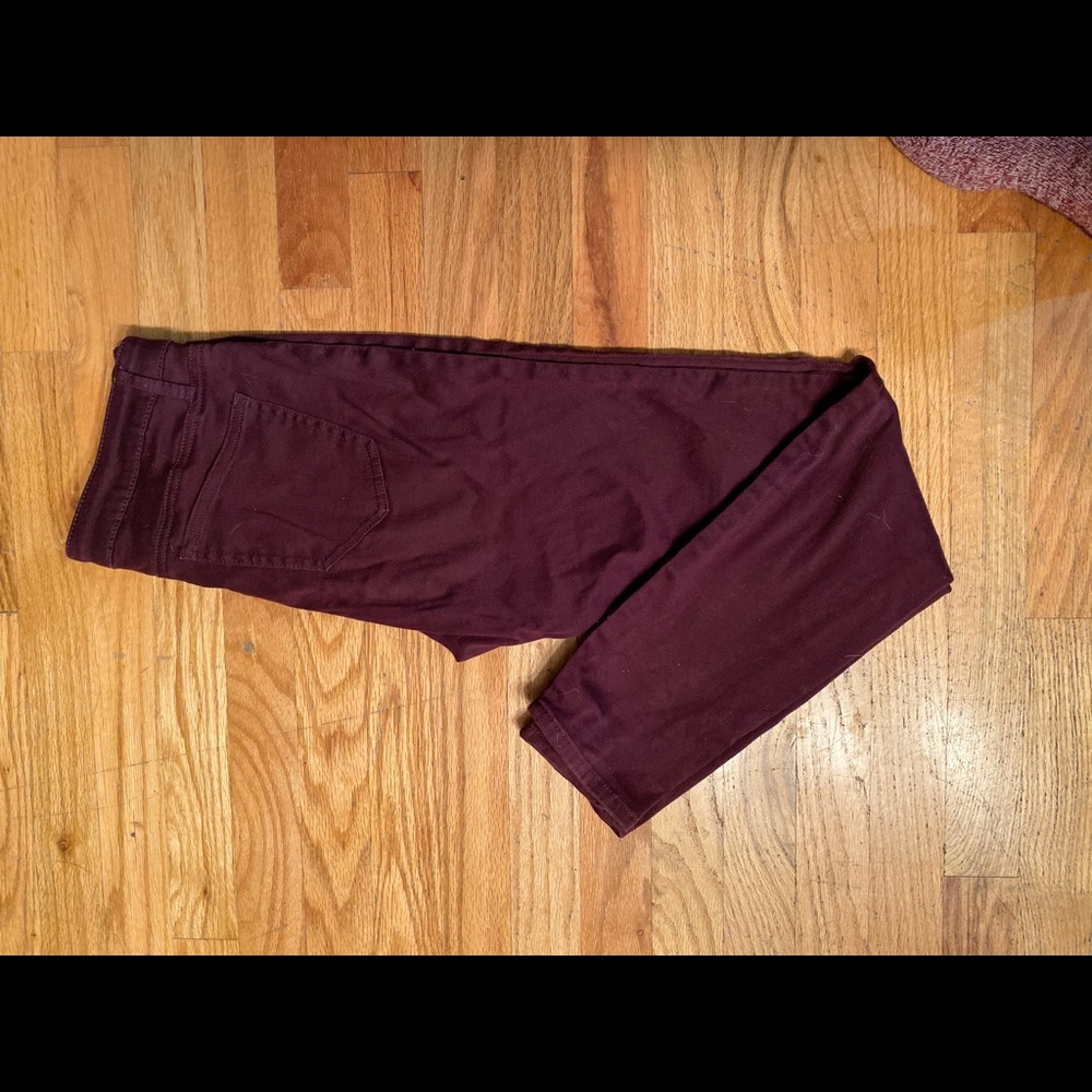 Dark Purple Skinny Jeans